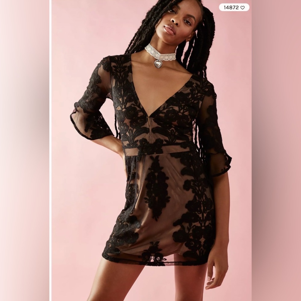 Free People For Love & Lemons Temecula Mini Dress